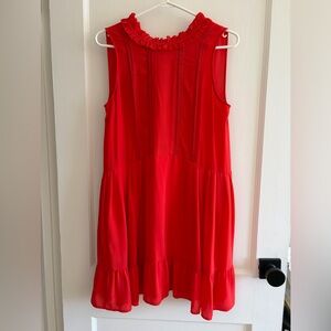 Aritzia Sunday Best Red Orange/Red Dress, Size S
